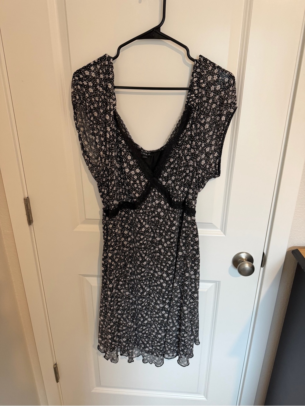 torrid Black Floral Midi Dress